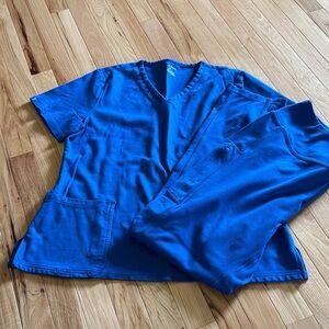 Jaanuu Blue Scrub Set